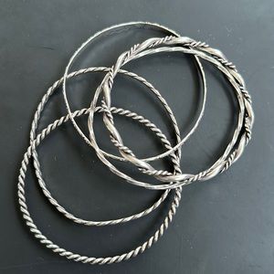 Vintage silver bracelets